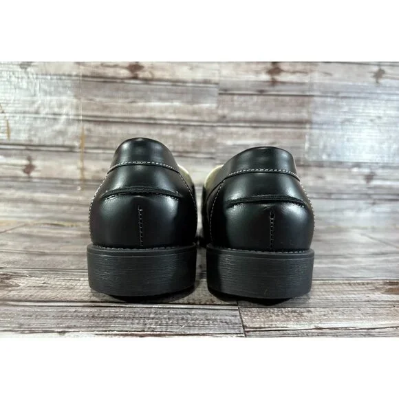 Duke + Dexter Core Wilde olive Penny Loafer Sz 7 Uk 8 US co:black white New - Picture 3 of 9